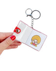 Friends Forever Monchhichi Mini Stickerbook Keychain by Pipsticks
