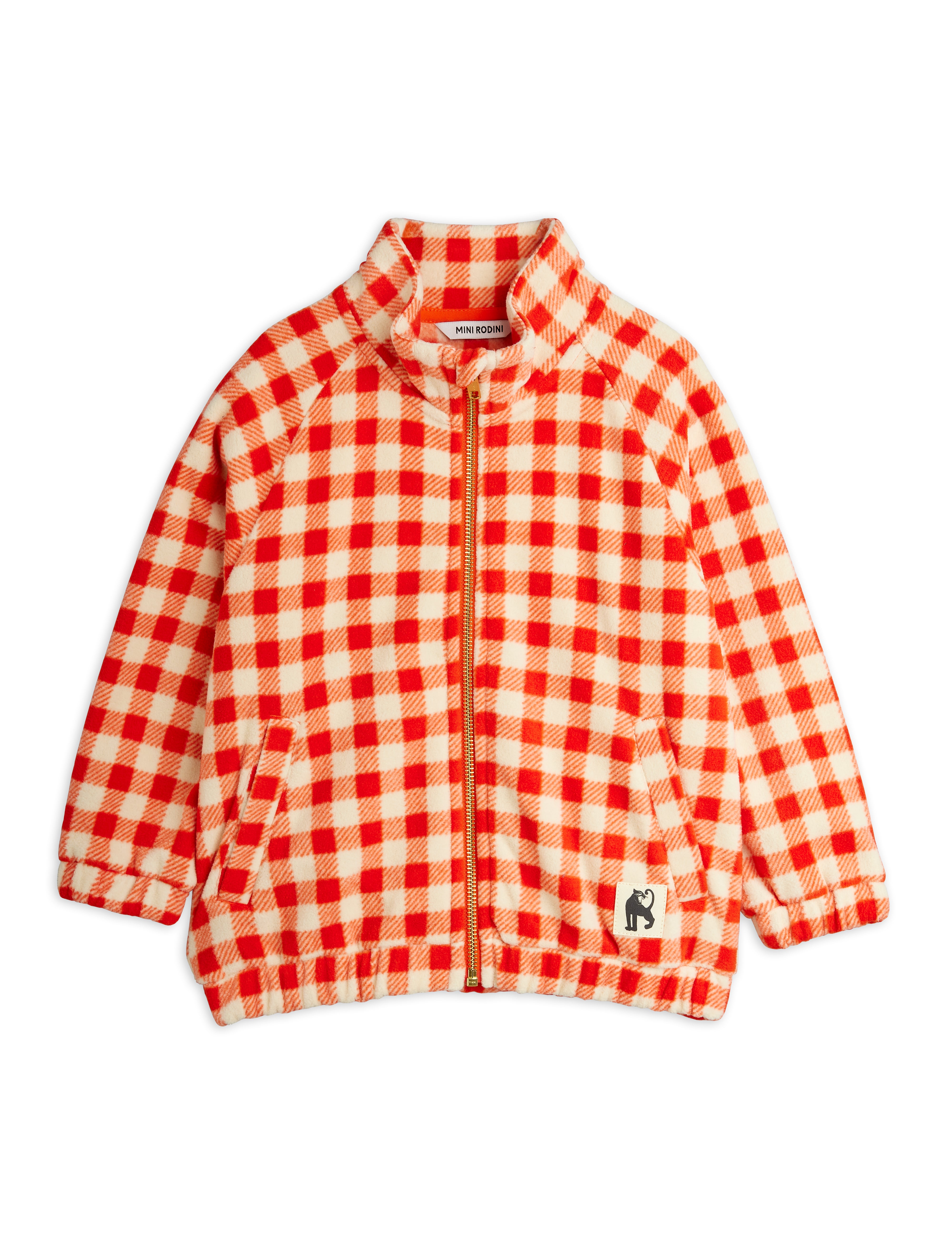 SALE Gingham Fleece Jacket – Mochi Kids