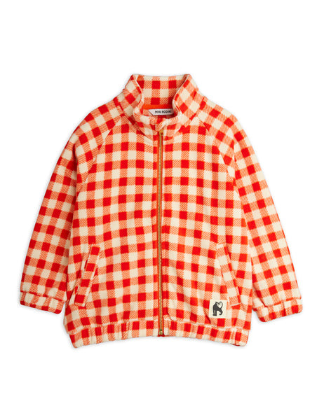 Gingham Fleece Jacket by Mini Rodini – Mochi Kids