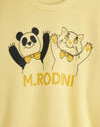 Panda & Cat Sweatshirt by Mini Rodini