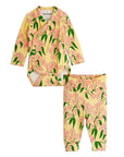Alpine Flowers Baby Set by Mini Rodini