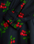 Lingonberries Woven Dress by Mini Rodini