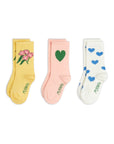 Alpine Flowers 3-Pack Kid Socks by Mini Rodini