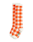 Gingham Knee High Kids Socks by Mini Rodini