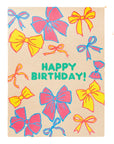 Birthday Bows Greeting Card by Alphabet Studios