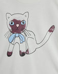 Siamese Cat Tee by Mini Rodini