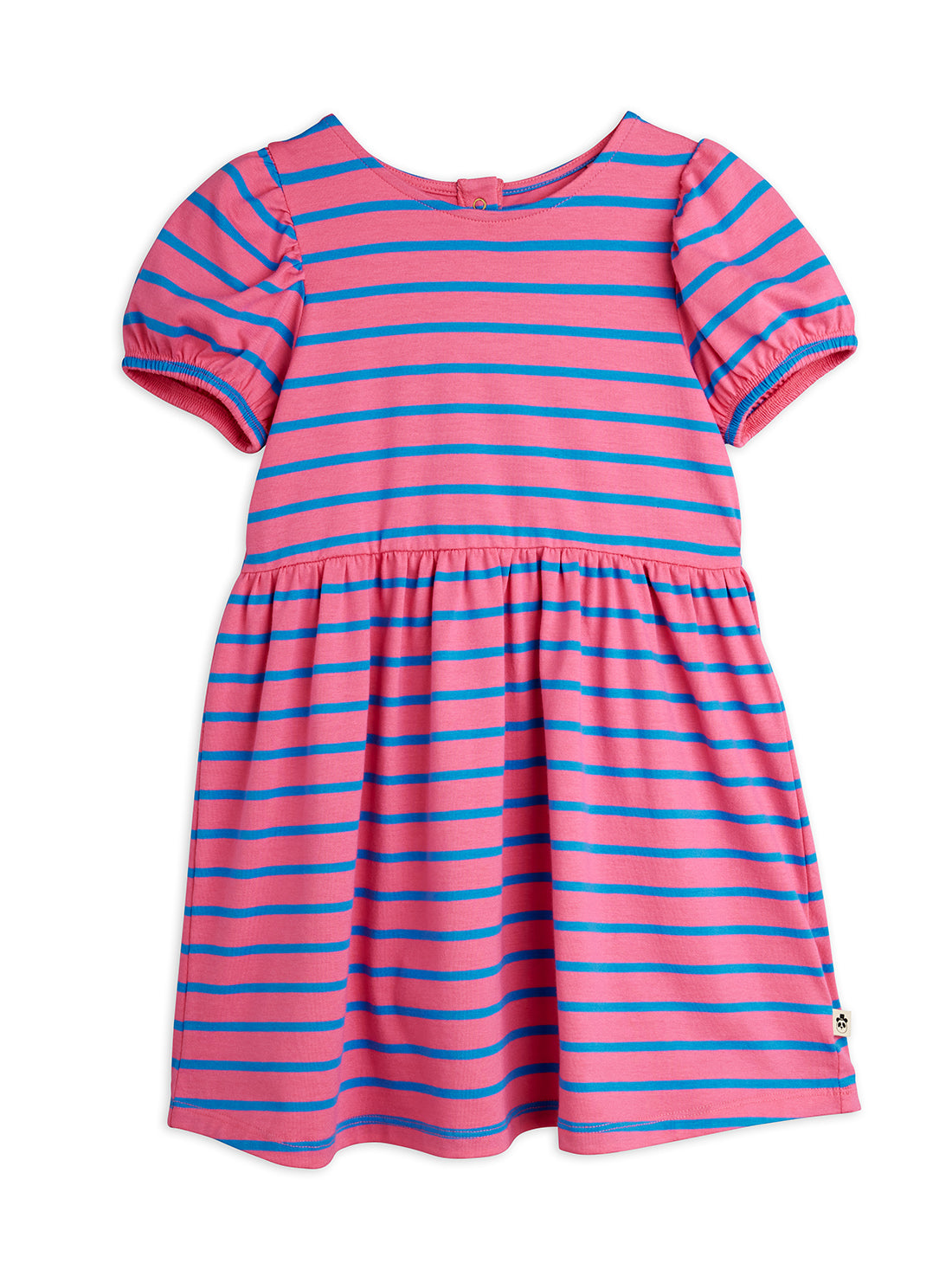Striped Pink and Blue Dress Mochi Kids Striped Pink and Blue Dress Mochi Kids