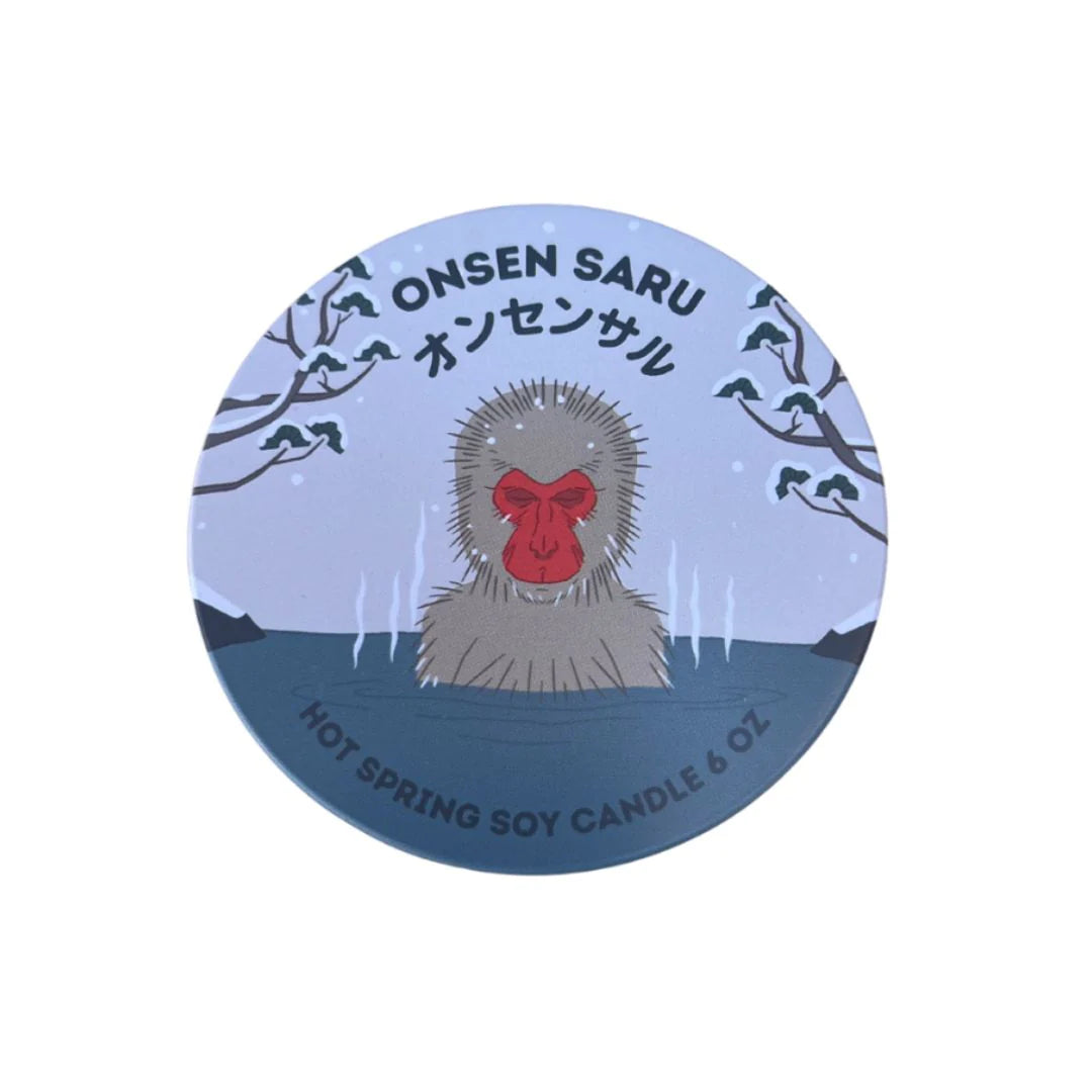 Onsen Saru Hot Spring Soy Candle by Miyashiro Studio