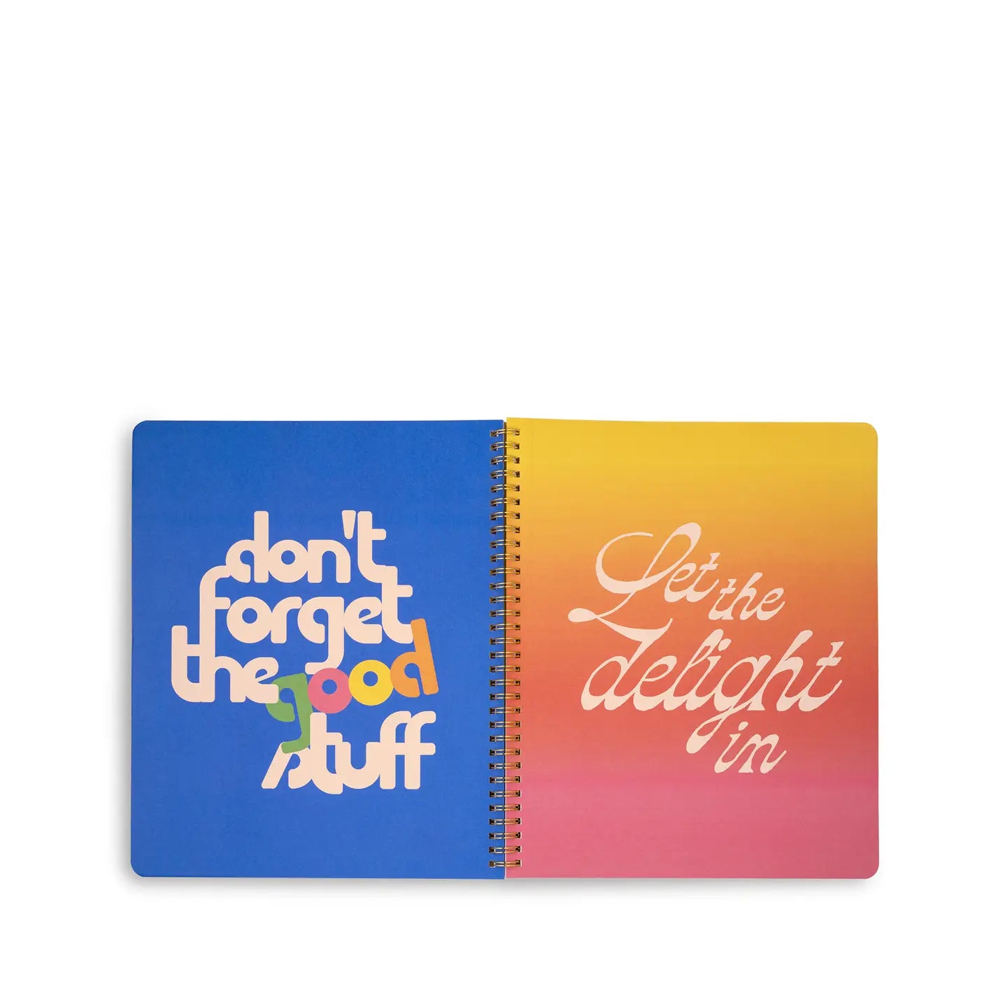 Making It Up As I Go - Polka Dot Large Notebook by ban.dō