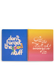 Making It Up As I Go - Polka Dot Large Notebook by ban.dō