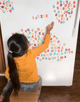 200pc Uppercase Magnetic Letters and Numbers