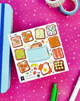 Toasty Treats Sticker Sheet