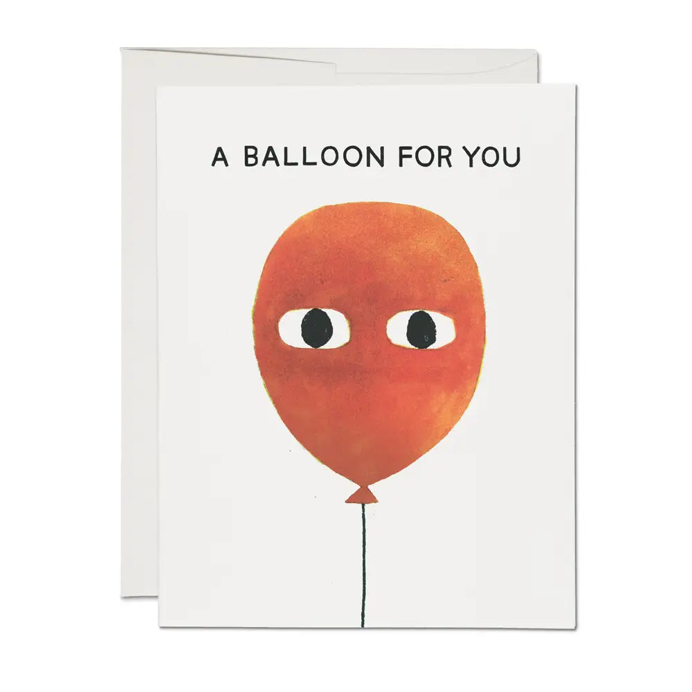 A Balloon Friendship Greeting Card by Red Cap Cards