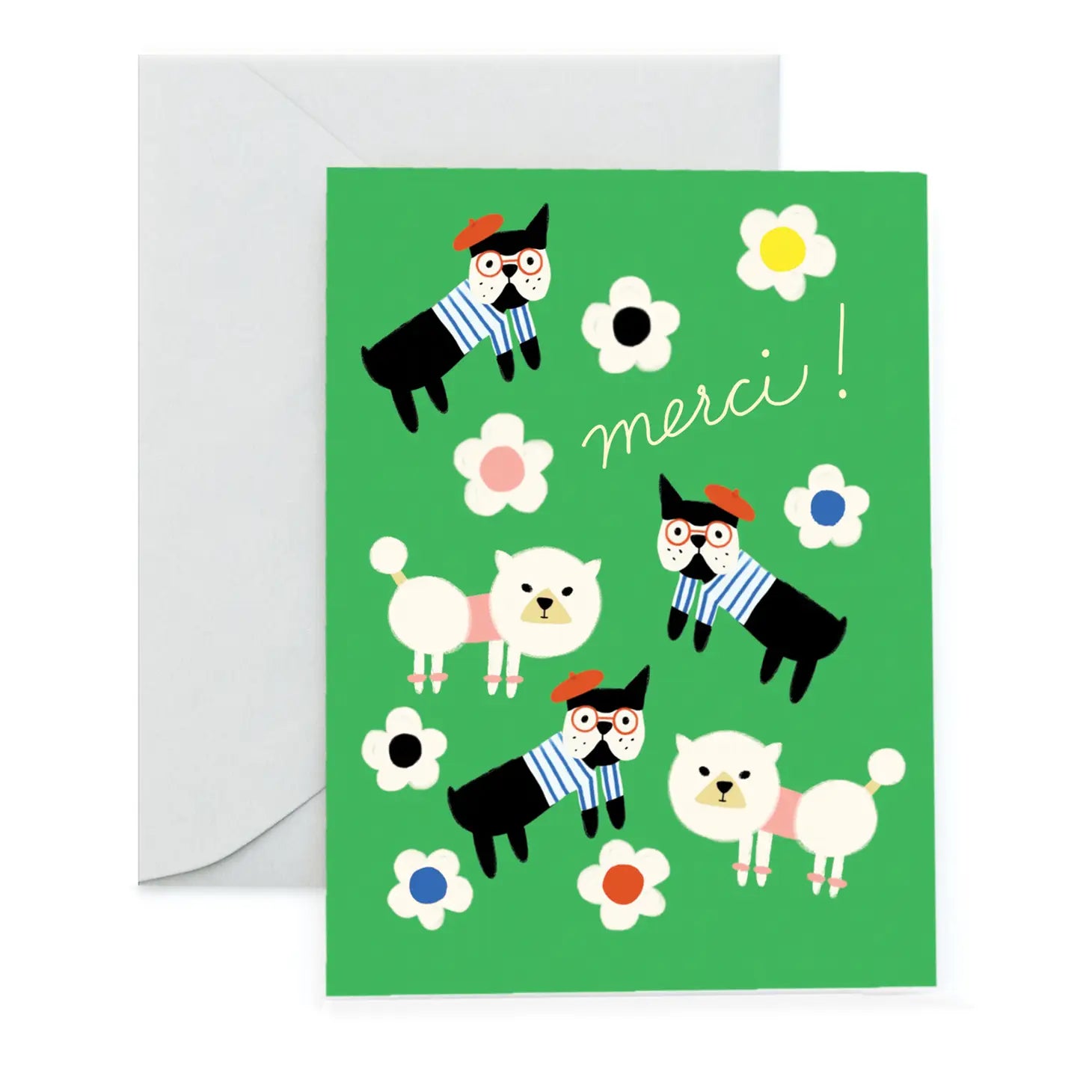 Merci Beaucoup - Thank You Card by Carolyn Suzuki