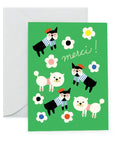Merci Beaucoup - Thank You Card by Carolyn Suzuki