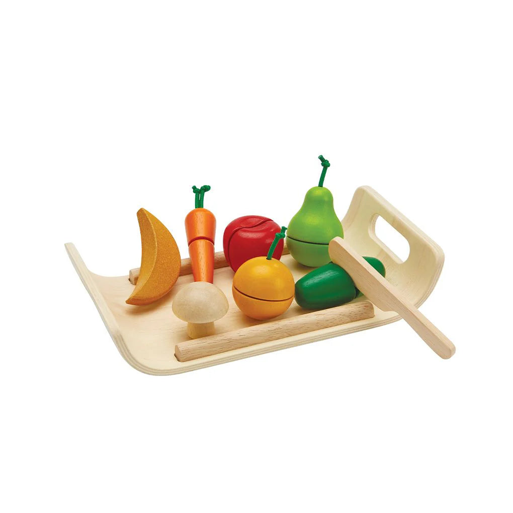 Assorted Fruit and Vegetable Play Set – Mochi Kids