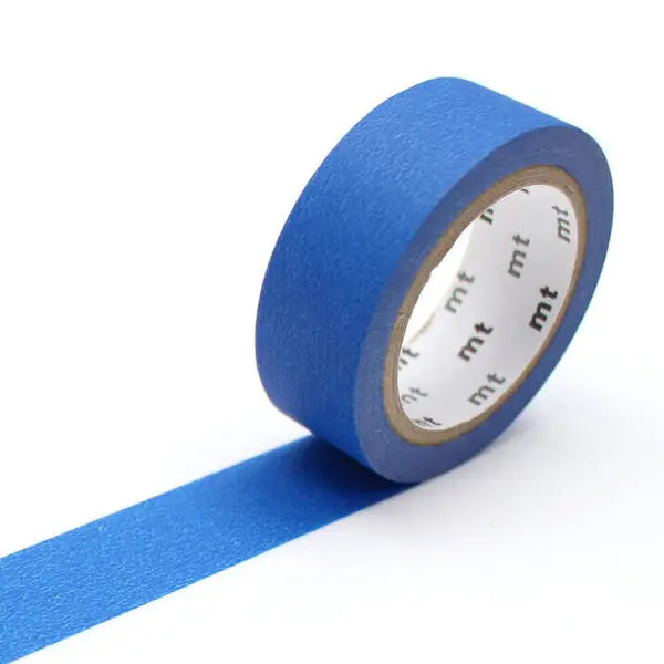 Matte Cobalt Blue Washi Tape by MT Kamoi Kakoshi