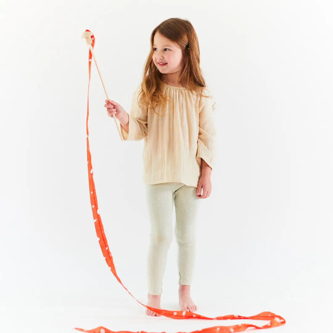 Mushroom Streamer by Sarah's Silks