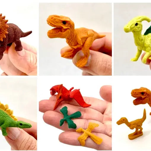 Dinosaur Eraser Set by Iwako