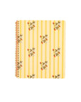 Floral Stripe Large Notebook by ban.dō