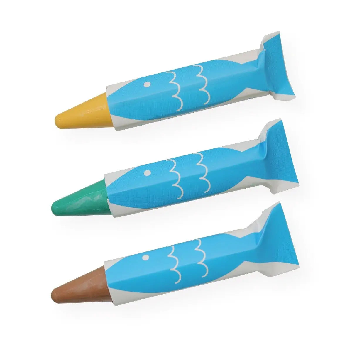 3-Pack Rice Wax Bath Crayon-Turtle by Kitpas