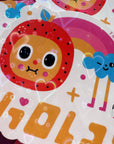 Hola Holographic Sticker by Yayitzel