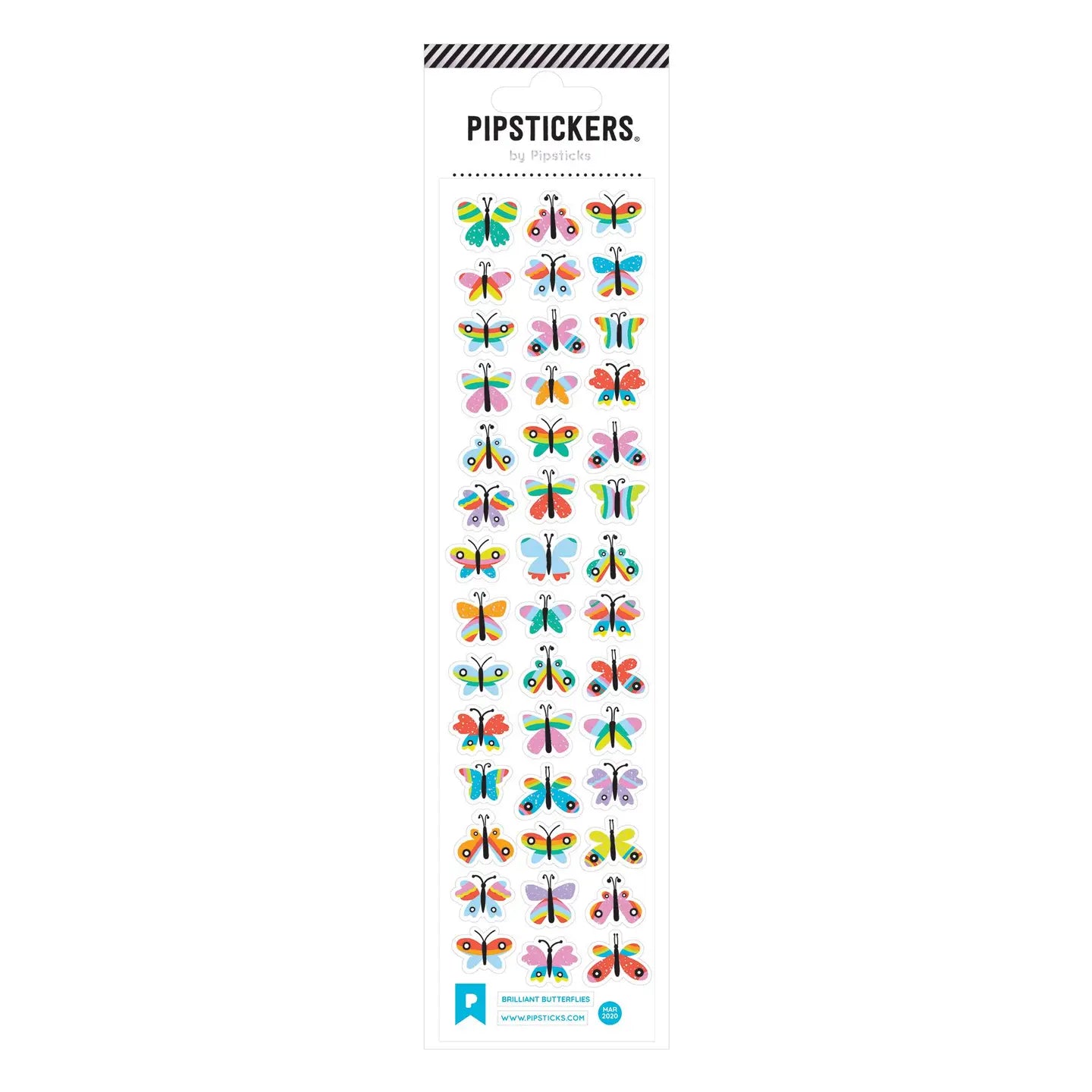 Brilliant Butterflies Sticker Sheet by Pipsticks