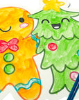 Playful Painters Easy Watercolor Painting Kit - Merry & Bright