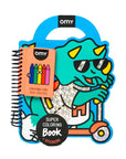 Dino Super Coloring & Sticker Book by OMY