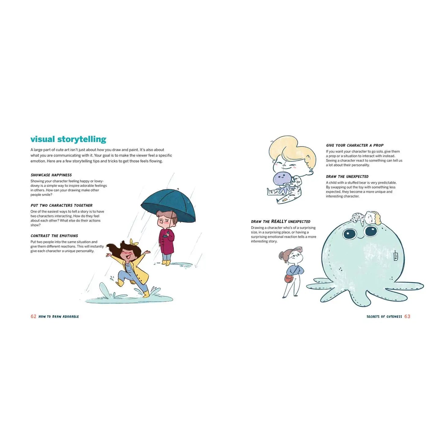 How To Draw Adorable: Joyful Lessons For Making Cute Art by Carlianne Tipsey