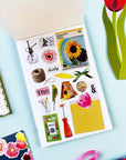 In the Garden Junk Journal Sticker Book