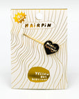 Mixed Feelings Hairpin by Yellow Owl Workshop