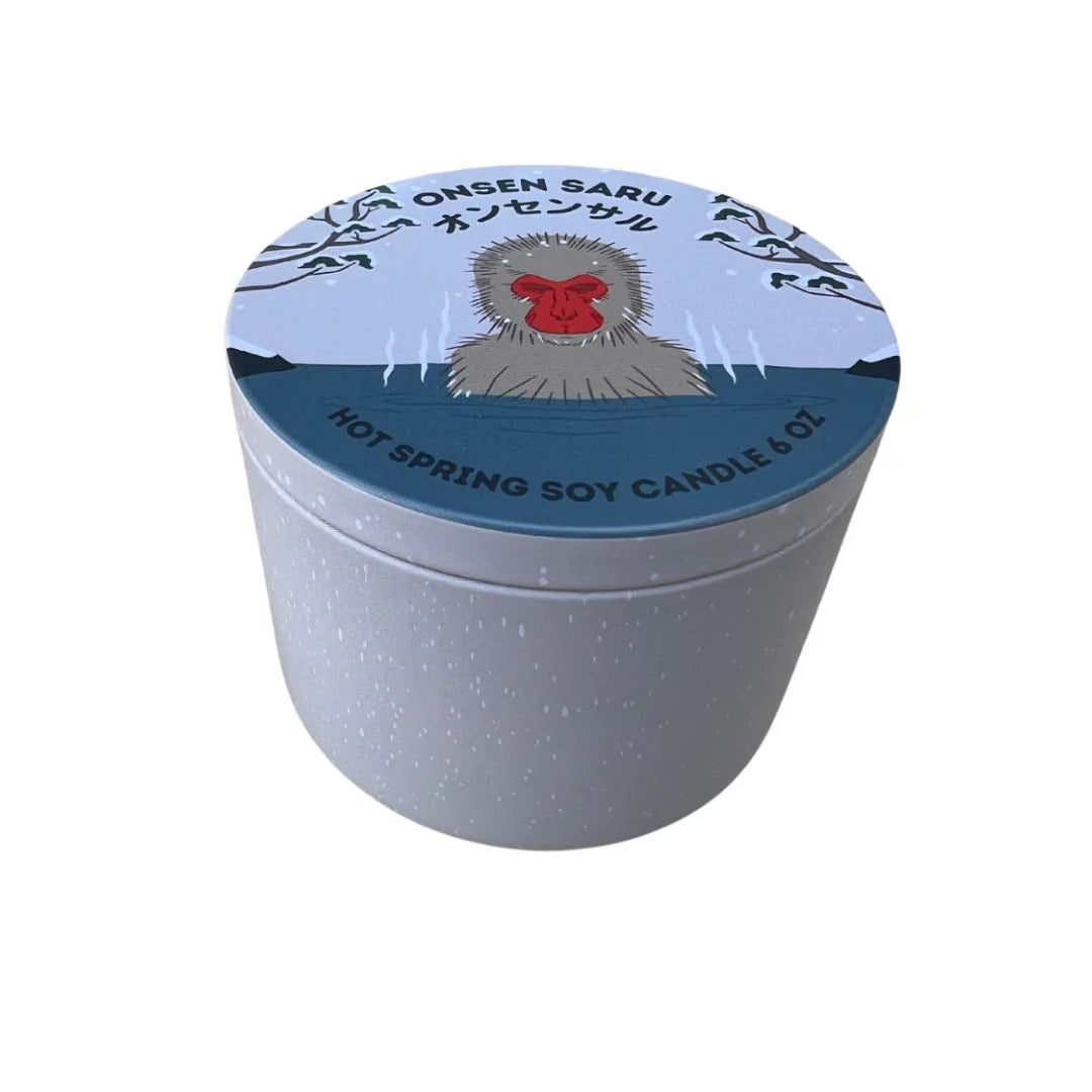 Onsen Saru Hot Spring Soy Candle by Miyashiro Studio