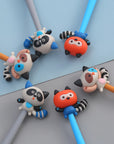 Raccoon Wiggle Gel Pen by BCmini