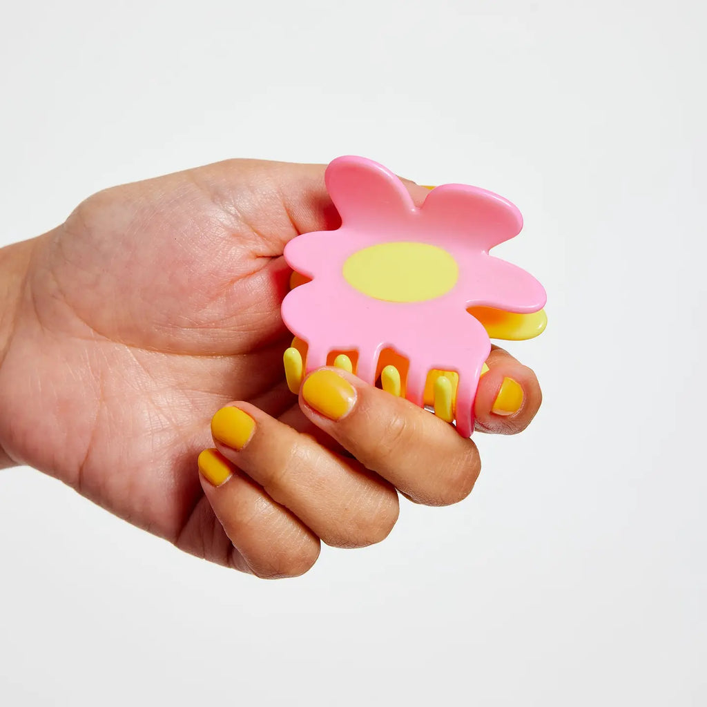 Flower Claw in Yellow + Pink by Chunks