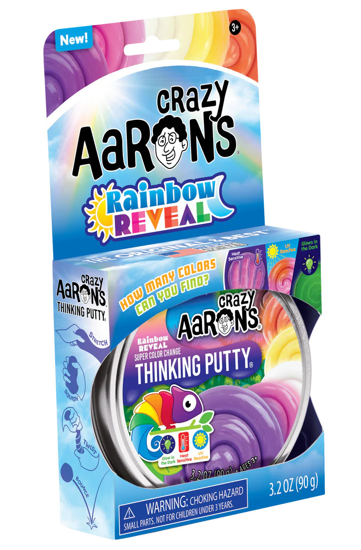 Rainbow Reveal Thinking Putty by Crazy Aarons