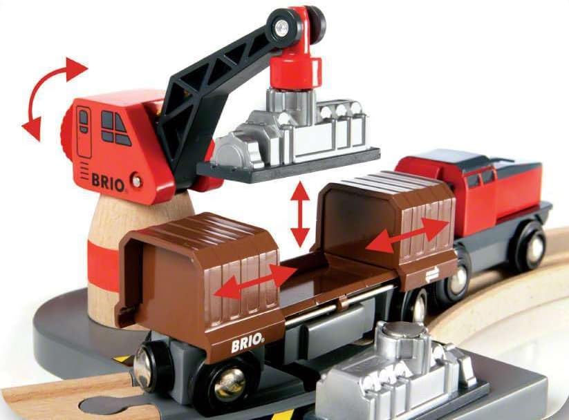 BRIO 木製レールセット Cargo Harbour Set Cargo Harbour Set – Mochi Kids