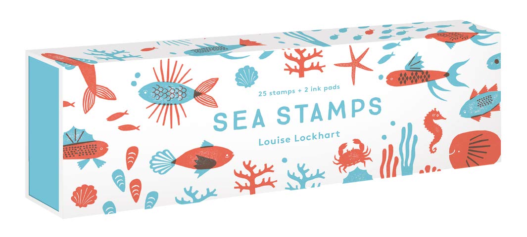 Sea Stamps (25 Rubber Stamps-Two Ink Colors)