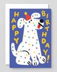 Spotty Dog Birthday Card