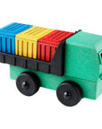 Green Cargo Truck by Luke's Toy Factory