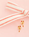 Candy Cane Earrings by Pip Pop Post