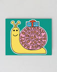 Snail Shaped Birthday Card