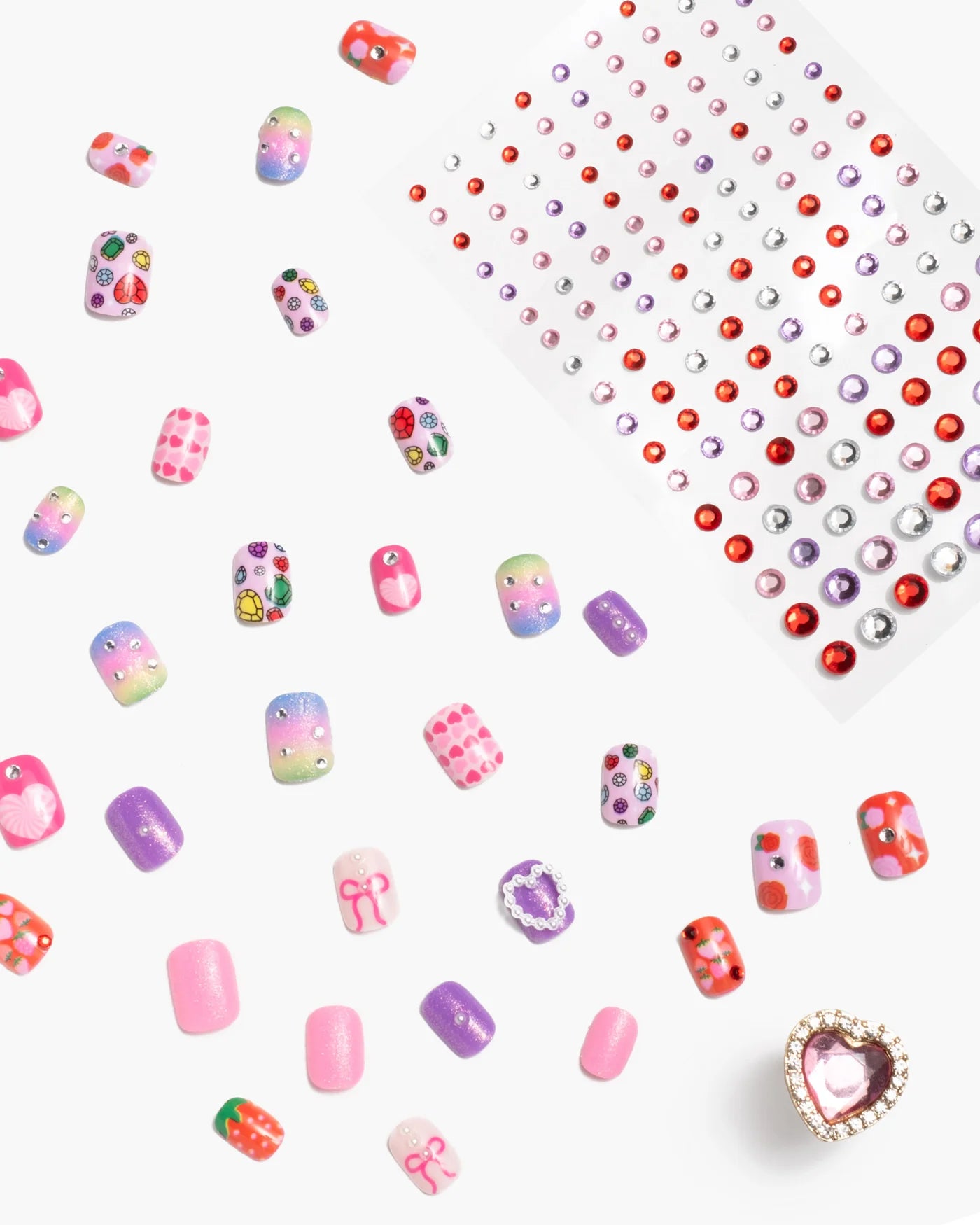 Heartfelt Press On Nail Kit – Mochi Kids