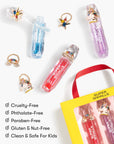 Gloss It Rainbow Lip Gloss Ring Set by Super Smalls