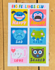 Big Feelings Club Emotion Chart Poster