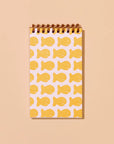 Goldfish Crackers Letterpress Spiral Pocket Size Notebook by And Here We Are