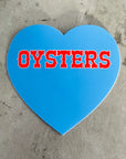Oysters Heart Sticker by The Silver Spider