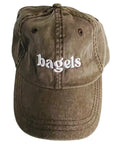 Bagels Foodie Adult Dad Hat by The Silver Spider