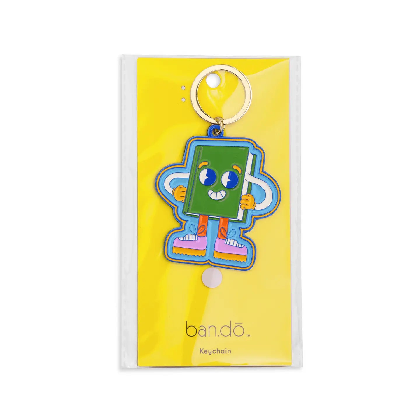 Book Man Keychain by Ban.dō