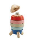 Stacking Rocket Set Orchard Collection by Plan Toys